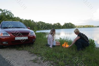 Journey to families on car