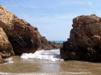 The Mediterranean beach