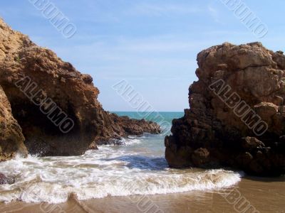 The Mediterranean beach