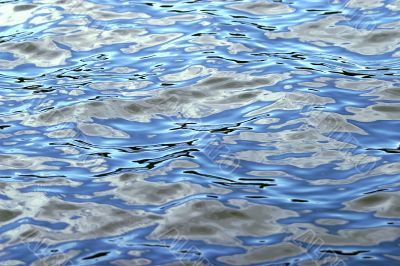 Blue ripples