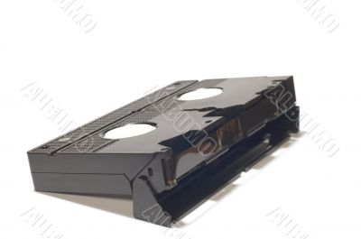 Black video cassette