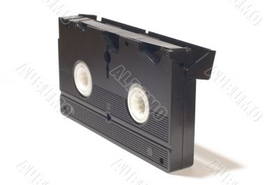 video cassette with film