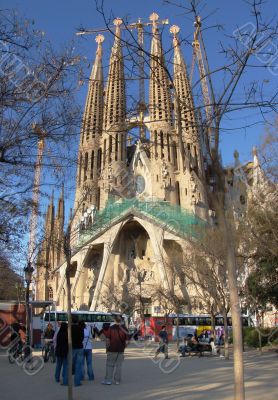 Barcelona. Cathedral Sagrada Familia