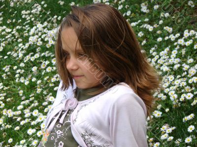 Portrait of the young girl