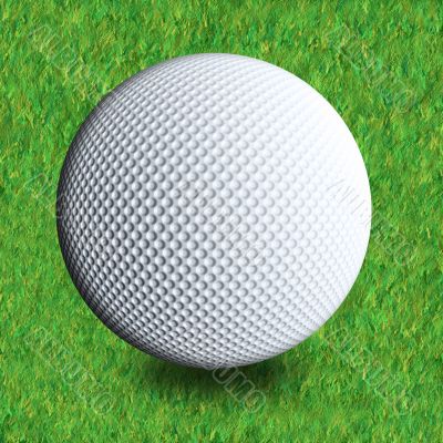 golf ball grass