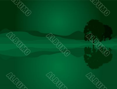 abstract green nature