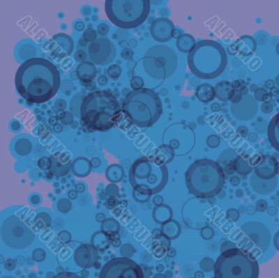 bubble blue patchy dark