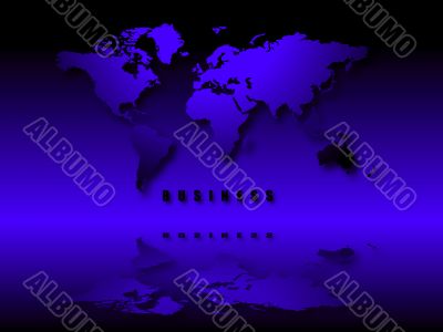 illuminated world business