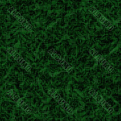 techno background green