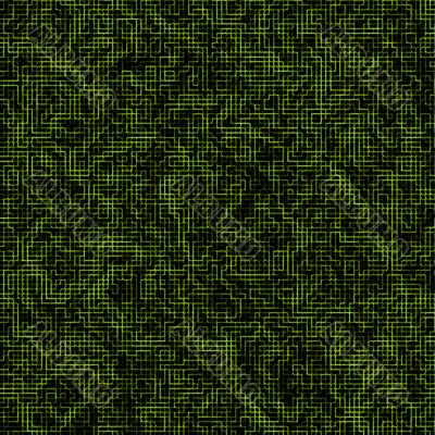 techno background yellow