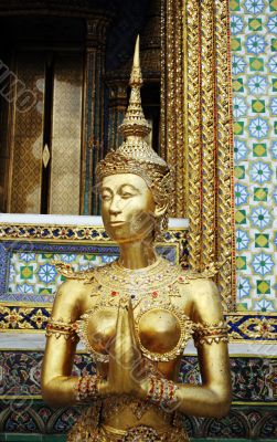 Statue at the Grand Palace, Bangkok, Thailand.