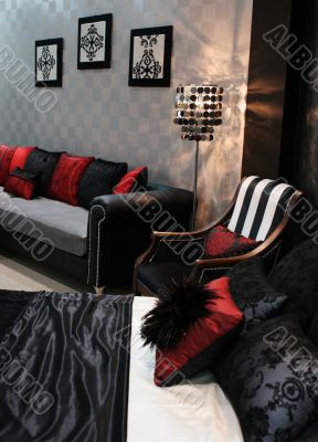 Room in a trendy home