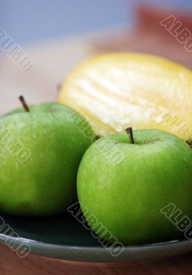 Apple and mango