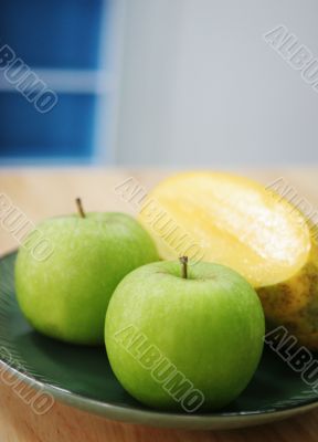 Apple and mango