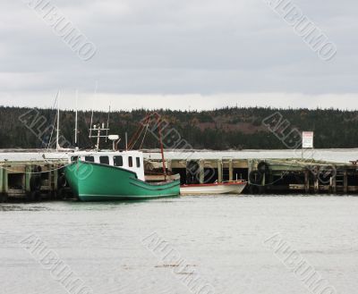 Boat at a dock