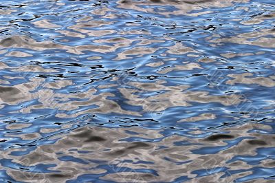 Blue ripples