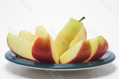 Sliced Red Apple