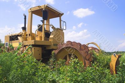 Abandoned Bulldozer