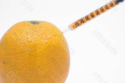 Orange and Syringe