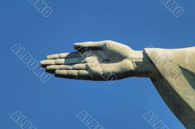 One hand