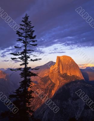 Half Dome From Glacier Point 2