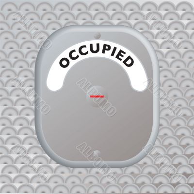 secure door occupied