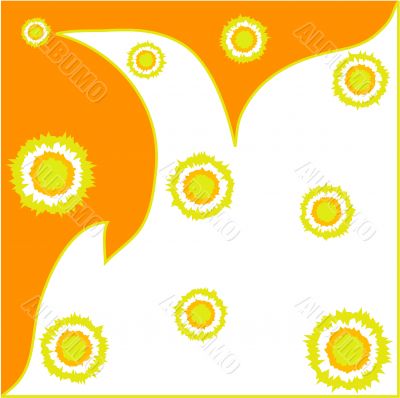 Abstract floral design