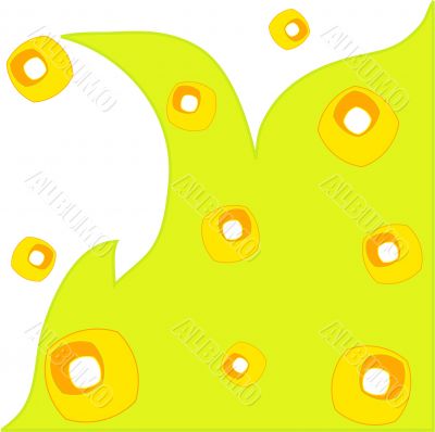 Abstract floral design