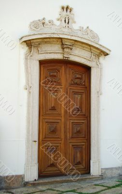 Wood door