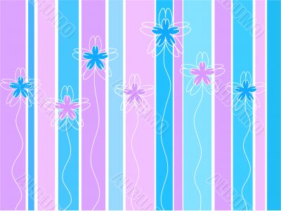 Stripes and flowers