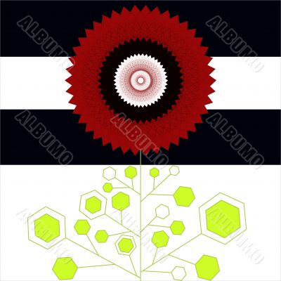 Geometrical flower