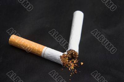 a broken generic cigarette
