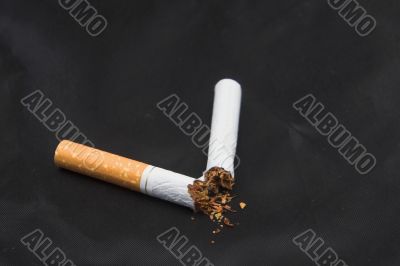 a broken generic cigarette
