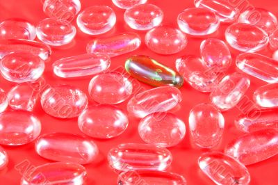 decorative clear glass stones