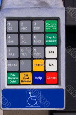 gas pump credit card reader
