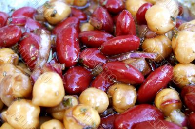  kidney, garbanzos, beans