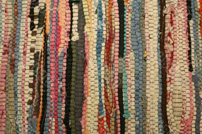 Multi-coloured carpet