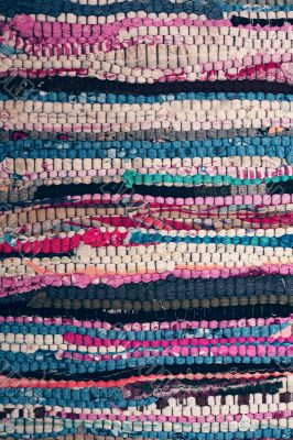 Multi-coloured carpet