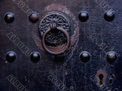 Ancient gate. A fragment