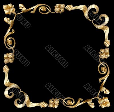 gold frame