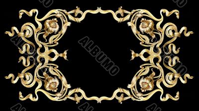 gold frame