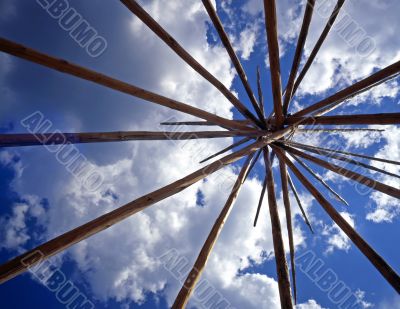 Tepee Lodge Poles