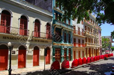 Old Recife, fa?ade of the historical center