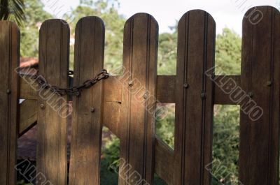 Wood door