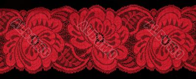 red  lace