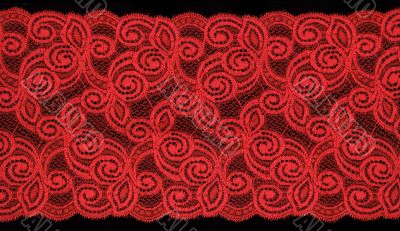 red  lace