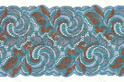 two-coloured  lace