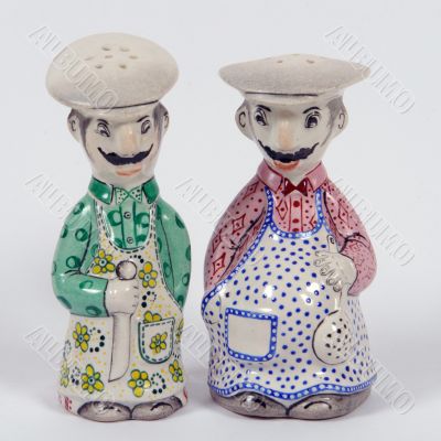 2 salt-cellars