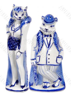 two cats