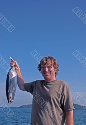 Caught a fish